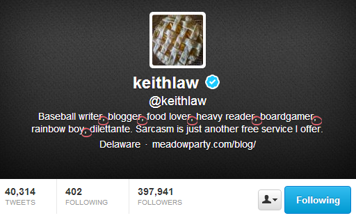 Keith Law - Twitter Bios That Convert Customers