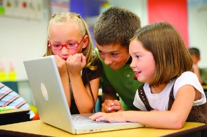 Children at school video content marketing examples