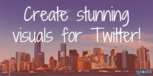 Create stunning visuals for Twitter