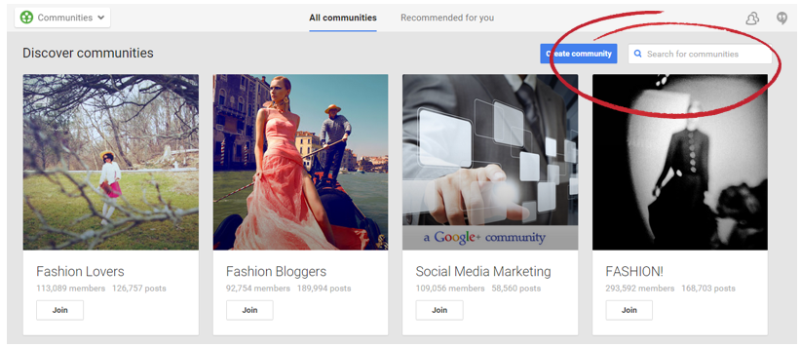 Google+ Communities