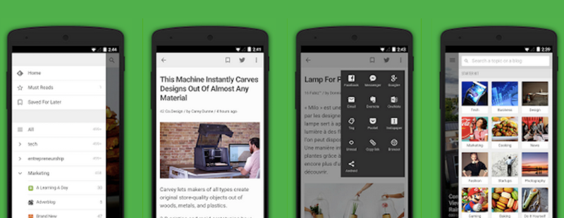 How to find content Feedly 