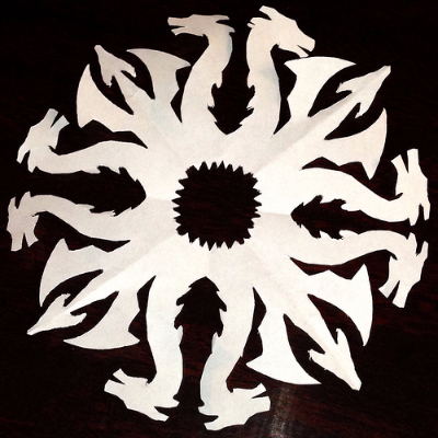 Game of Thrones Targaryen Snowflake Cutout