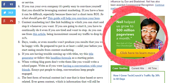  Neil Patel Blog - Blog Posts That Convert Readers To Customers