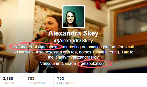 Alexandra Skey - Twitter Bios That Convert Customers