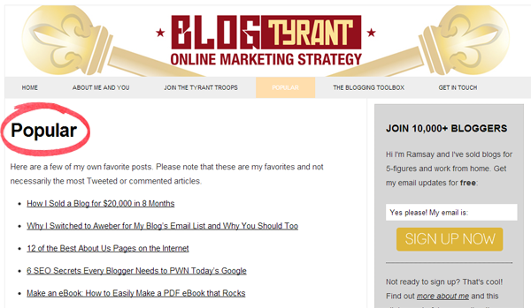 Best of Blog Tyrant - How To Write A Blog Post Without Doing Any Work