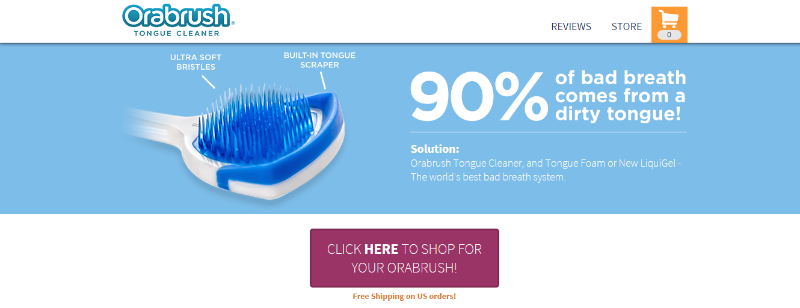 Orabrush - Powerful Content Marketing Examples