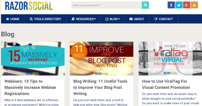 Top 8 Content Marketing Blogs To Read in 2015 - razor social blog