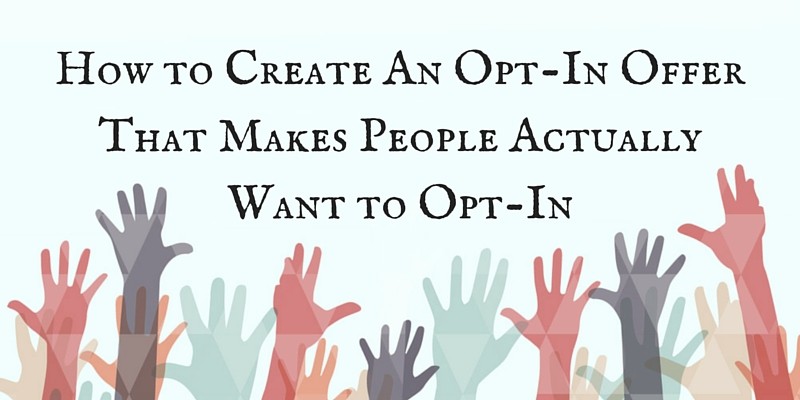 how to create an opt-in